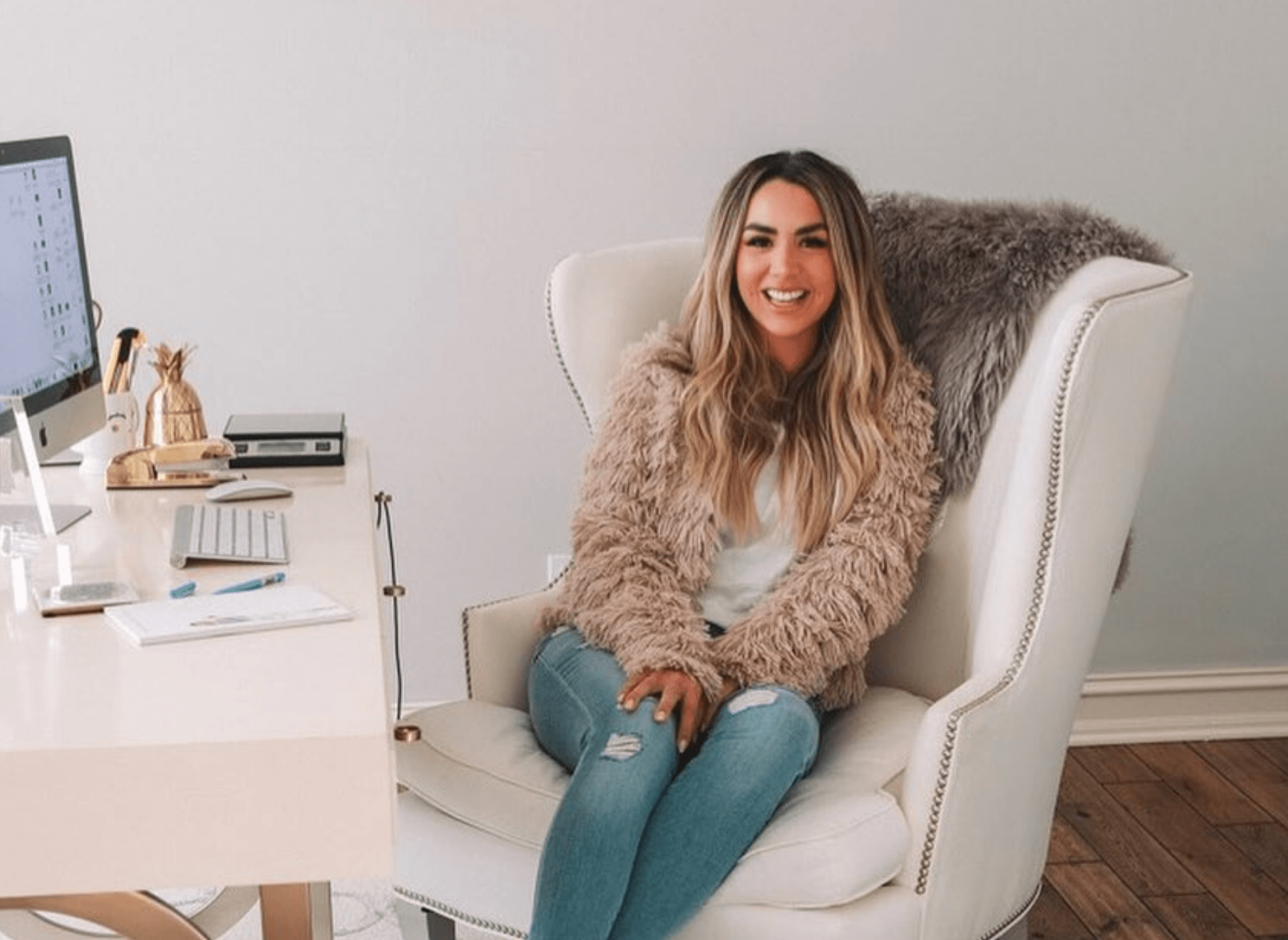 Alexandrea Garza fur jacket